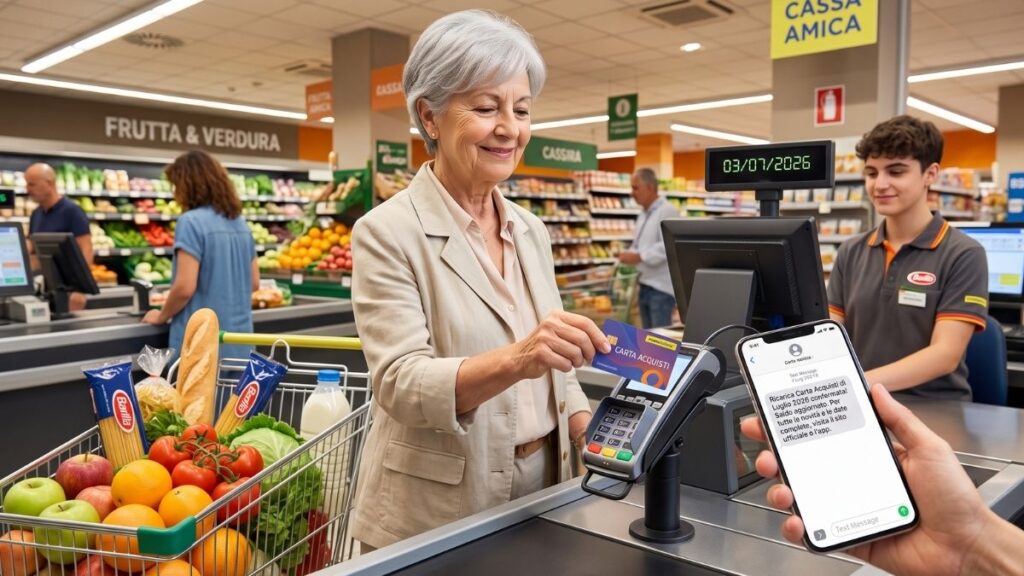 Pagamenti Carta Acquisti luglio 2026