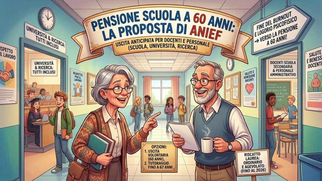 Pensione scuola a 60 anni