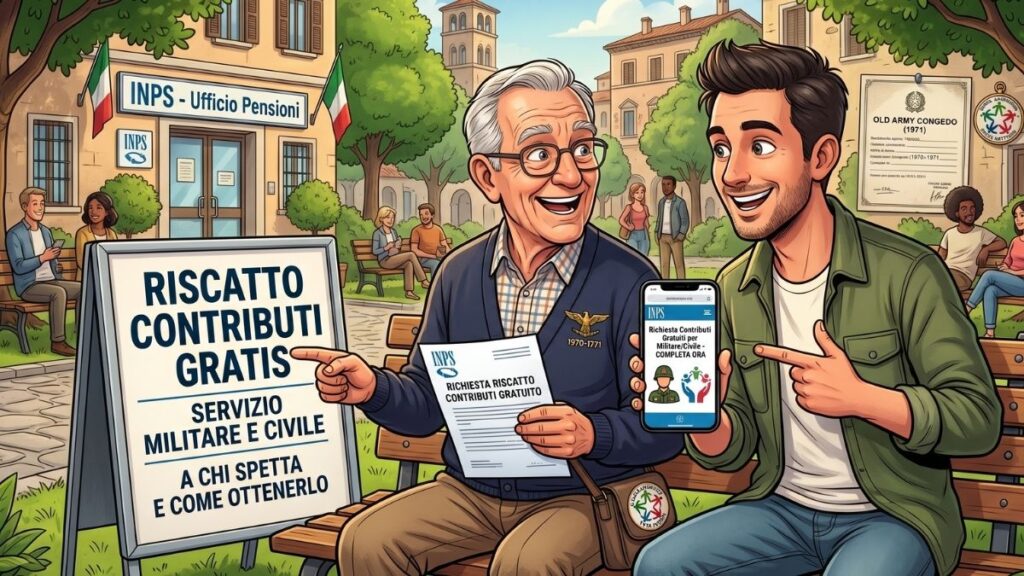 Riscatto contributi gratis