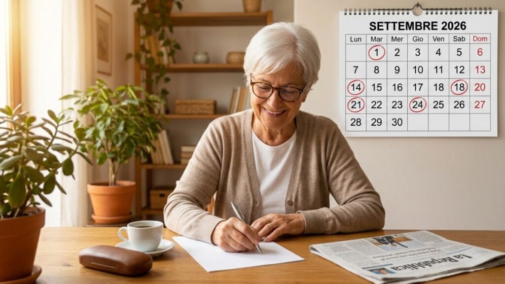 Calendario pagamenti INPS settembre 2026