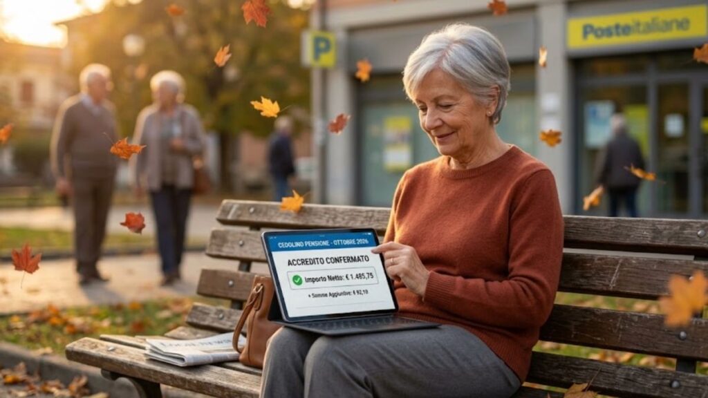 Pagamenti pensioni ottobre 2026