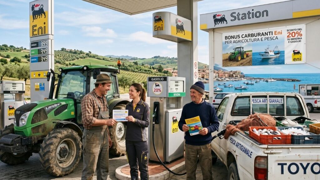 Bonus carburanti Eni per agricoltura e pesca